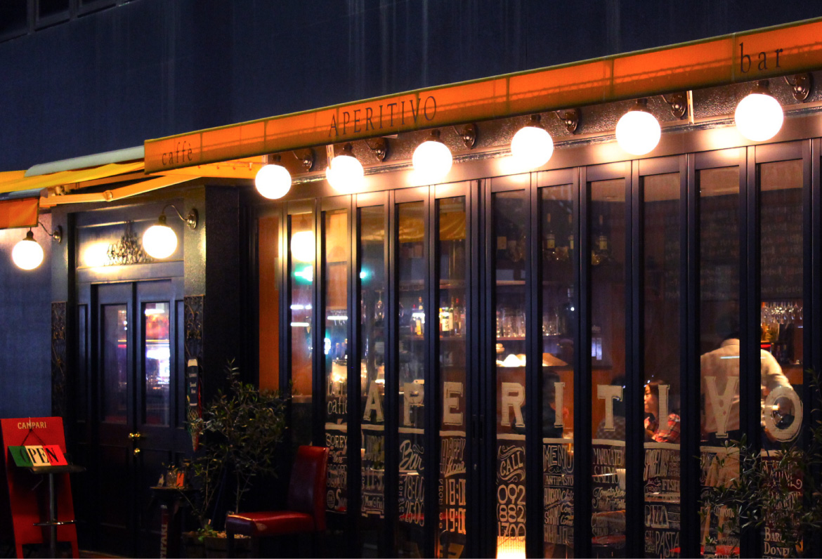 福岡・姪浜駅近のbar caffe APERITIVO（アペリティーボ）